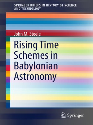 cover image of Rising Time Schemes in Babylonian Astronomy